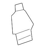 84661TGSA01ZA - : 2019-2025 Honda Passport - Cap Fuel Lid Open *NH900L* (Deep Black) for Honda: Passport Image