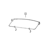 7AU51TX7AA - Interior Trim: Cargo Compartment Cover for Jeep: Grand Cherokee L Image