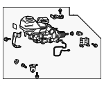 47055F6010 - Body: Master Cylinder Assembly for Lexus: NX350h, NX450h+ Image