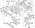 FR3Z6310457B - : 2024 Ford Mustang - Rail for Ford: Mustang Image