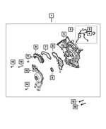 4893936AG - Engine: Chain Case Cover for Jeep: Gladiator, Wrangler Image