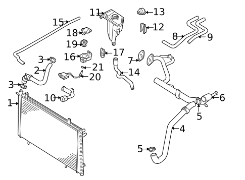 Thermostat & Housing for 2001 Volvo V40 #0