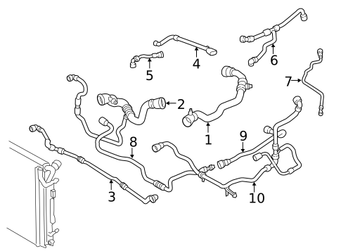 Hoses & Pipes for 2018 BMW 340i GT xDrive #0