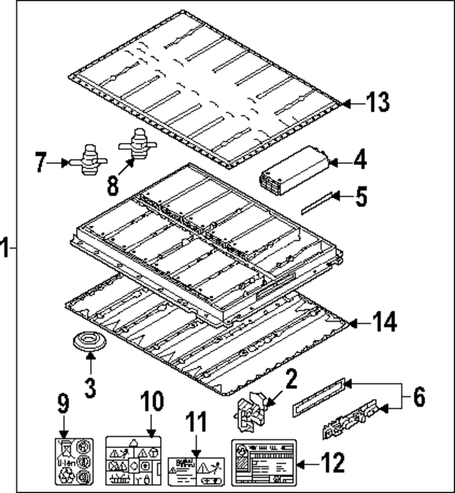 11K915911G - : Battery for Volkswagen: ID.4 Image