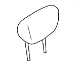 864001JA0C - Body: Headrest for Nissan: Quest Image