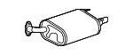 174400P080 - Exhaust: Rear Muffler for Toyota Image image