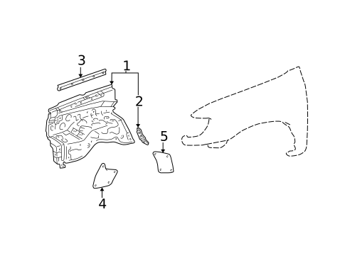 Inner Components for 2004 Toyota Tundra #1