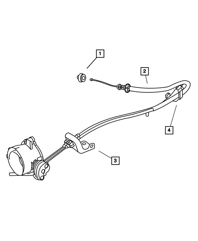 4861261AA - Fuel: Throttle Control Cable for Mopar Image