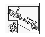 58210K5000 - Brakes: Disc Brake Kit for Hyundai Image image