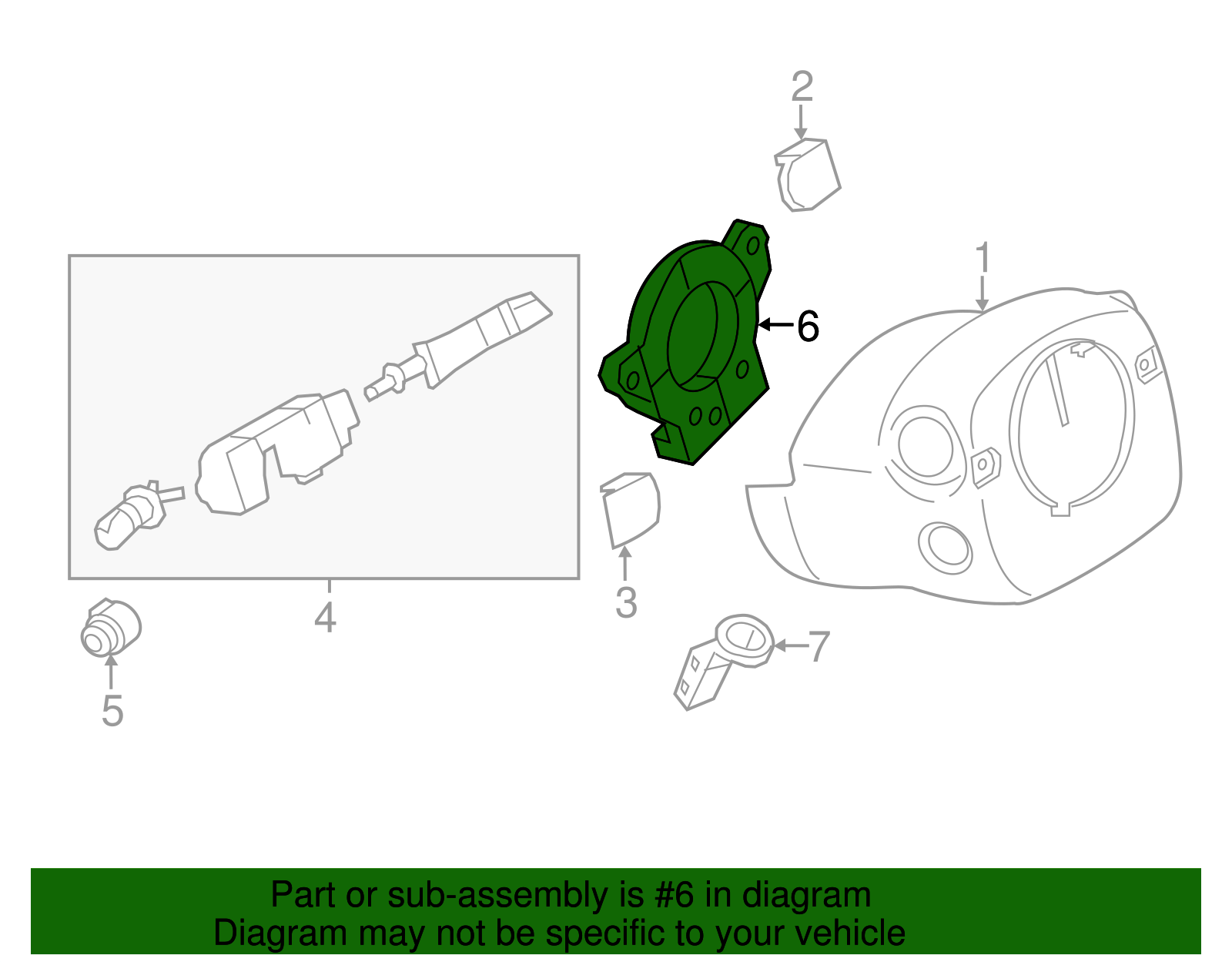 アオイ 2013-2019 Infiniti Angle Sensor 479453TA1A | Infiniti Of