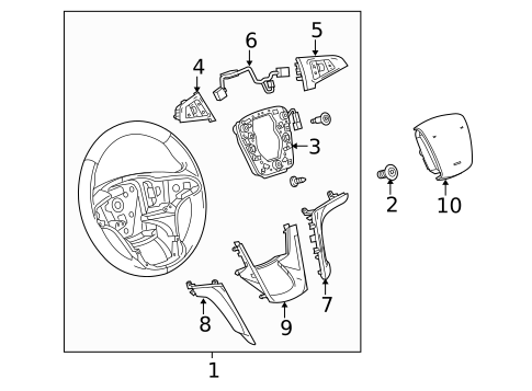 Steering Wheel for 2016 Chevrolet Equinox #0