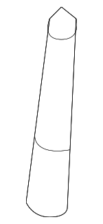 10335281 - Electrical: Antenna Mast for Buick: LaCrosse, Rainier, Rendezvous, Terraza | Cadillac: Escalade, Escalade ESV, Escalade EXT | Chevrolet: Avalanche 1500, Avalanche 2500, Cobalt, Colorado, Equinox, Malibu, Silverado 1500, Silverado 1500 HD, Silverado 2500, Silverado 2500 HD, Silverado 3500, Suburban 1500, Suburban 2500, Tahoe, Uplander | GMC: Canyon, Sierra 1500, Sierra 1500 HD, Sierra 2500, Sierra 2500 HD, Sierra 3500, Yukon, Yukon XL 1500, Yukon XL 2500 | Hummer: H2 | Pontiac: Aztek, G6, Grand Prix, Montana, Torrent | Saturn: Ion, Relay, Vue Image