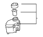 472200C022 - : 2001-2007 Toyota Sequoia - Master Cylinder Reservoir for Toyota: Sequoia Image