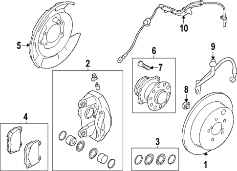Rear Brakes for 2025 Subaru WRX #1