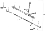 4551017040 - Steering: Rack And Pinion Assembly for Toyota: MR2 Image