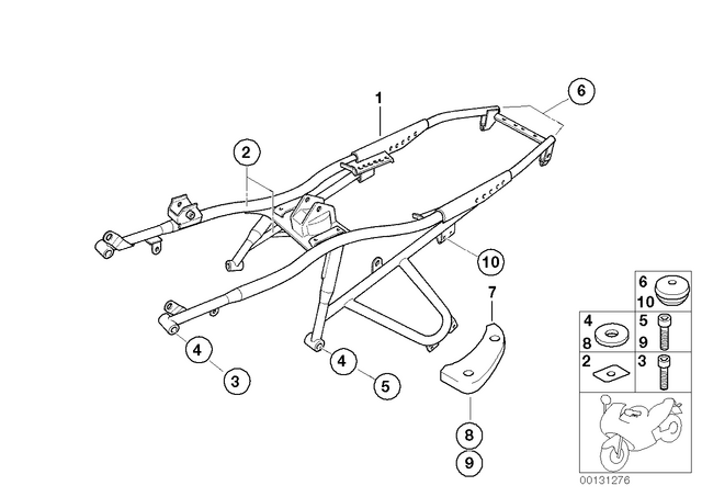 46512330634 - : Protection Foil - 25X30 for BMW-Motorrad Image