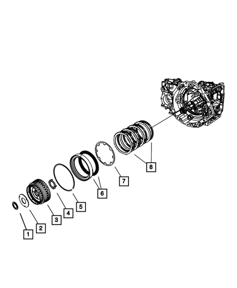 Gear Train for 2007 Chrysler Pacifica #4