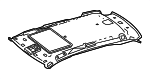 16669021509G26 - Body: Headliner for Mercedes-Benz Image