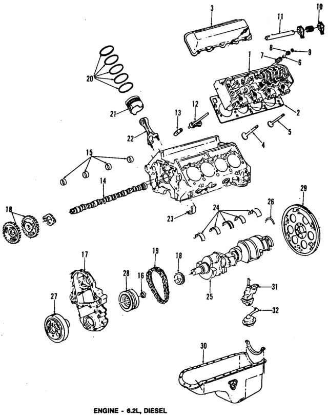 15633211 - Engine: Cylinder Head for GM Image
