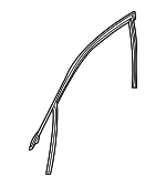 51338223831 - Body: Guide Channel for BMW: 745i, 745Li, 750i, 750Li, 760i, 760Li, Alpina B7 Image