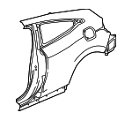 4646TBGA01ZZ - Body: Quarter Panel for Honda: Civic Image
