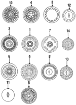 E8OY1007A - Suspension: Wheel, Styled for Lincoln: Continental Image