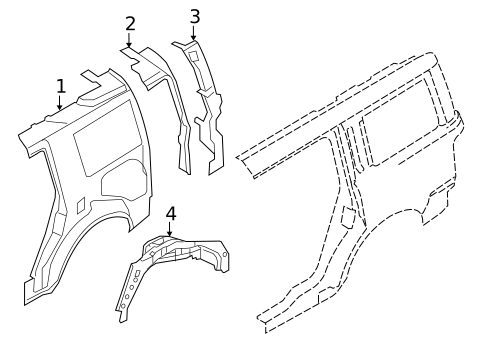 Inner Structure for 2013 Ford Flex #0