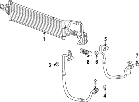 Trans Oil Cooler for 2025 Buick Encore GX #0