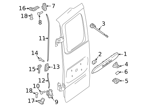Parking Aid for 2022 Mercedes-Benz Metris #3