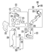 68440664AA - Engine: Turbocharger for Mopar Image