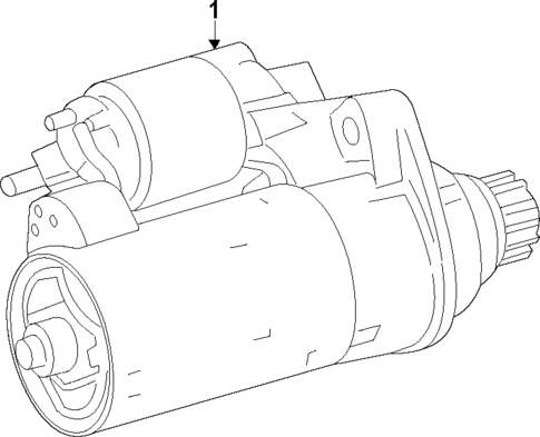 Starter for 2019 Mercedes-Benz AMG GT 63 #1