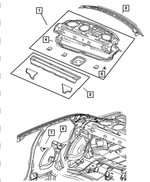 5065918AB - Body Sheet Metal Except Doors: Shelf Panel for Mopar Image image