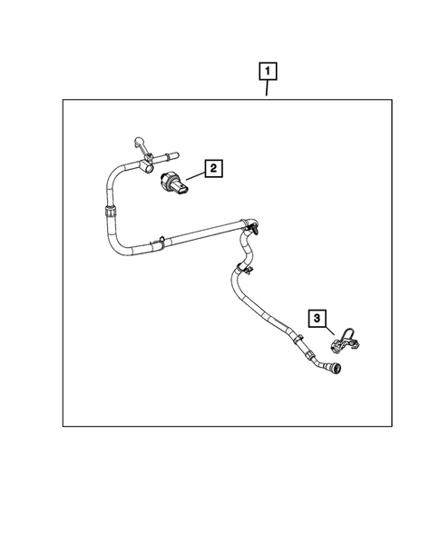 Fuel Lines and Tubes for 2025 Jeep Grand Cherokee #1