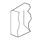 64115AJ12A - Body: Track End Cover for Subaru Image