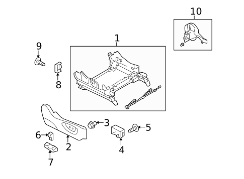 Power Seats for 2010 Subaru Legacy #0