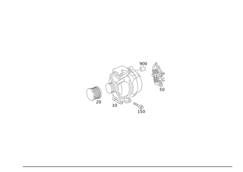 Alternator for 2014 Mercedes-Benz SLS AMG #0