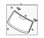 G27001FS0C - : Windshield for Nissan Image