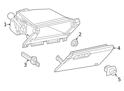 Glove Box for 2022 Jeep Cherokee #0