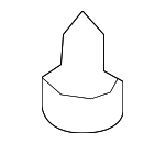 Body A-Pillar Trim Panel Clip