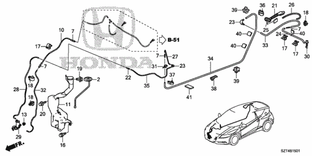 Windshield Washer (KA) for 2012 Honda CR-Z #0