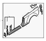 8F0810165A - Body: Uniside Assembly for Audi: RS5 Image