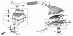 90005P28A00 - Electrical/Exhaust/Heater/Fuel: BOLT-WASHER, SPECIAL (6X28) for Honda Image