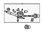 53601SNCA98 - Steering: Gear Assembly for Honda: Civic Image