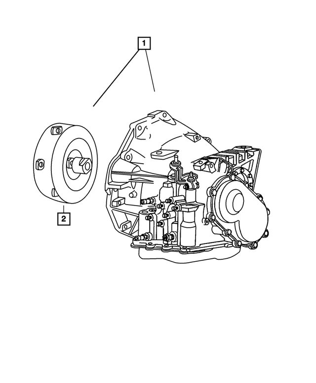 R5138354AE - Automatic Transaxle 4 Speed: With Torque Converter Transaxle Package for Mopar Image