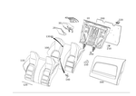 2049350208 - Rear Seat: Carrier for Mercedes-Benz Image