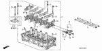 12100RBC000 - Engine: CYLINDER HEAD ASSY. for Honda Image