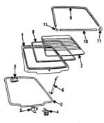 MB253975 - : Glass for Mitsubishi: Mirage Image