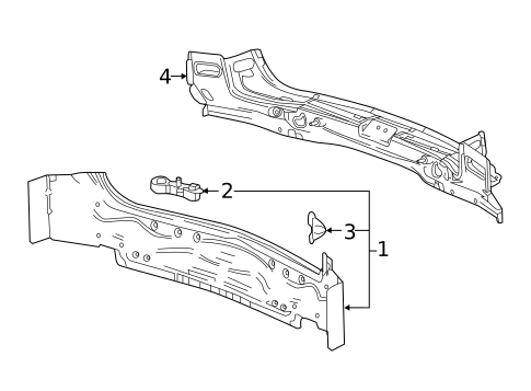 Rear Body for 2021 Chevrolet Blazer #0