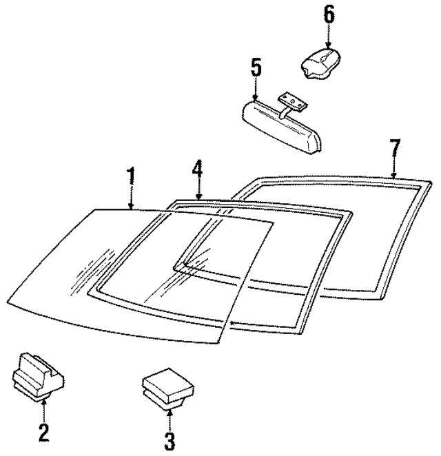 K01968035A06 - : Mirror Inside Cover for Kia Image