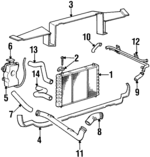 4855123 - Cooling System: Radiator for Dodge: Viper Image